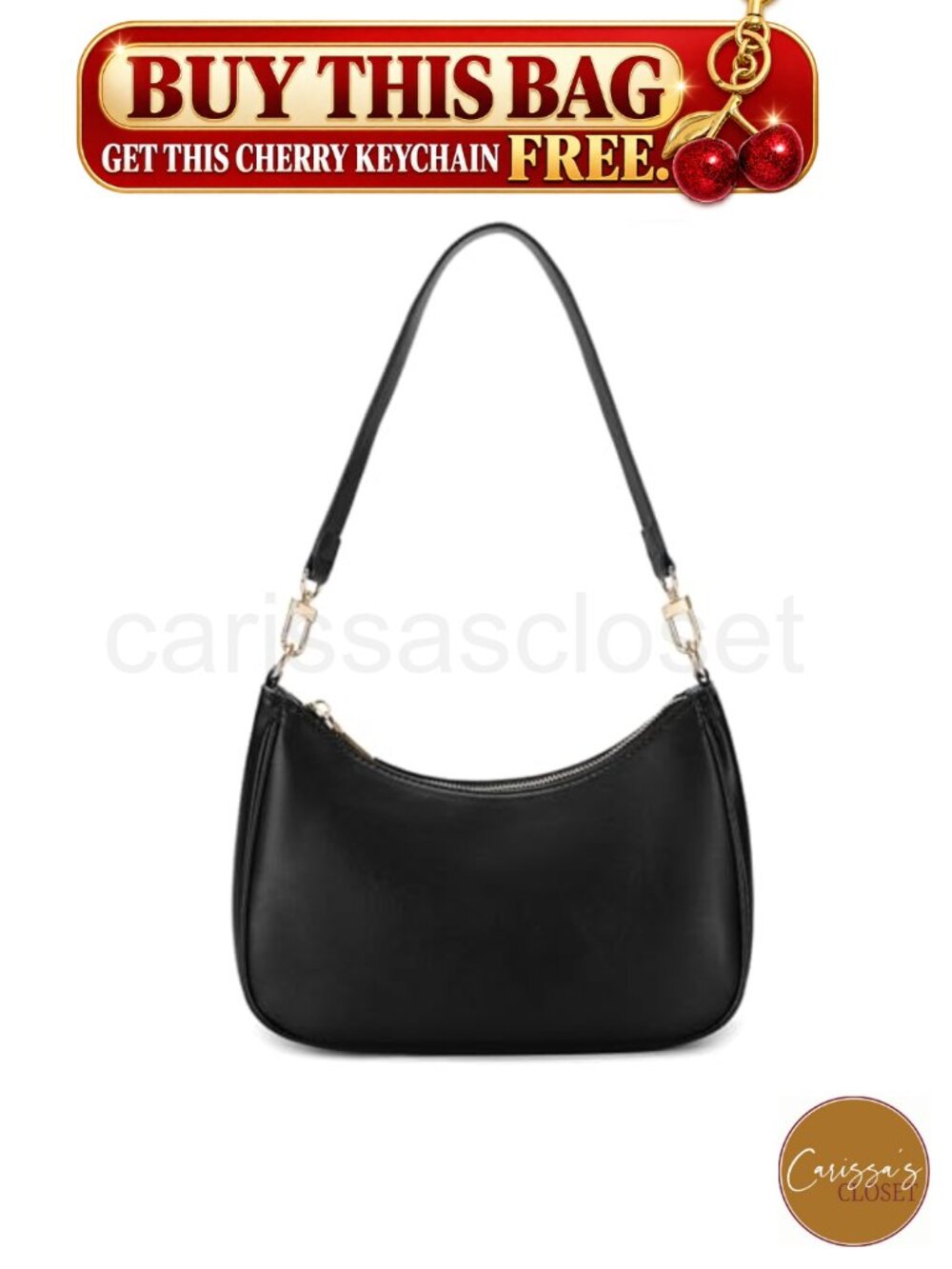 ✨ Cute Hobo Tote Handbag Mini Clutch Purse with Zipper Closure